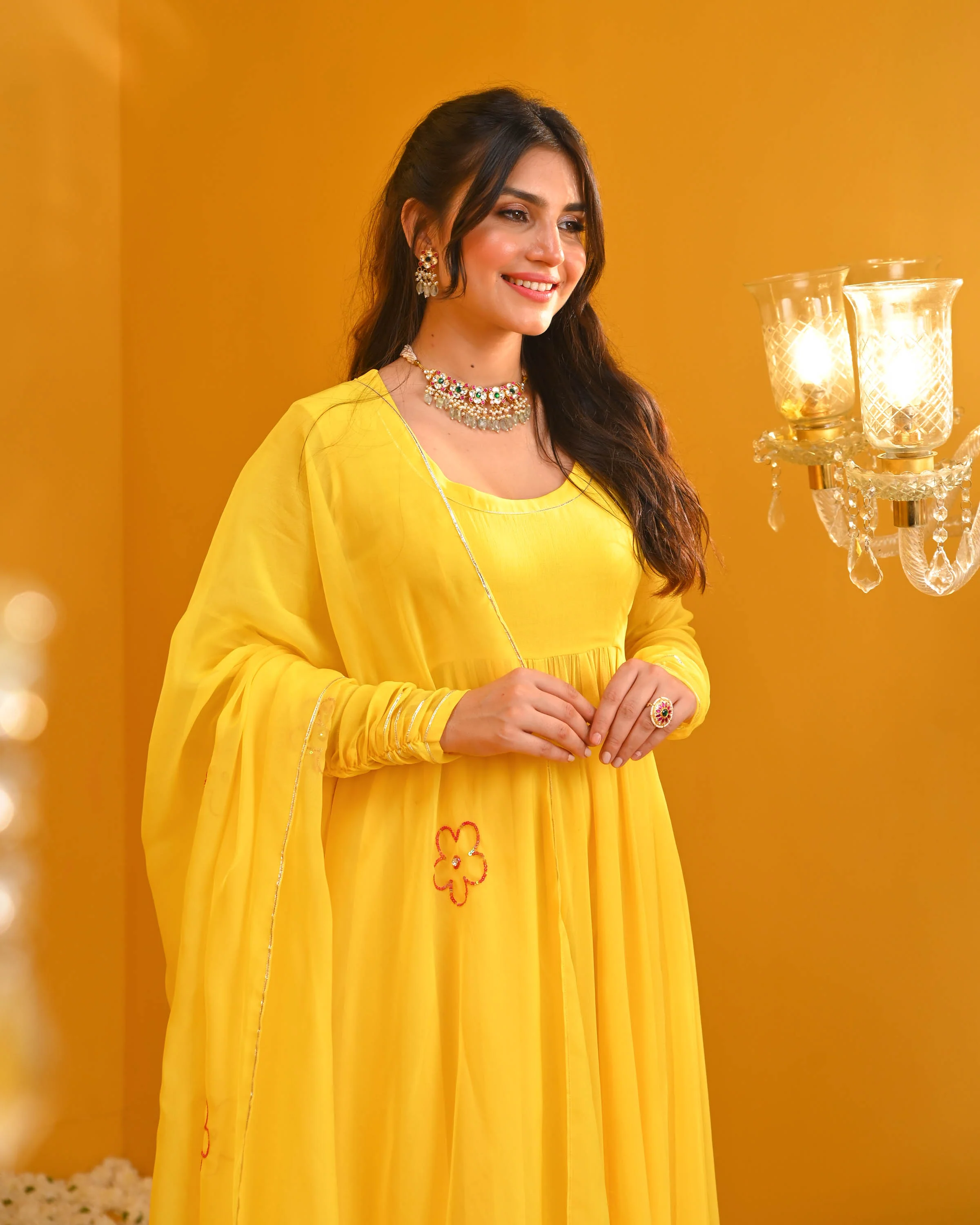 Gauri Georgette Suit Set - Woolfily