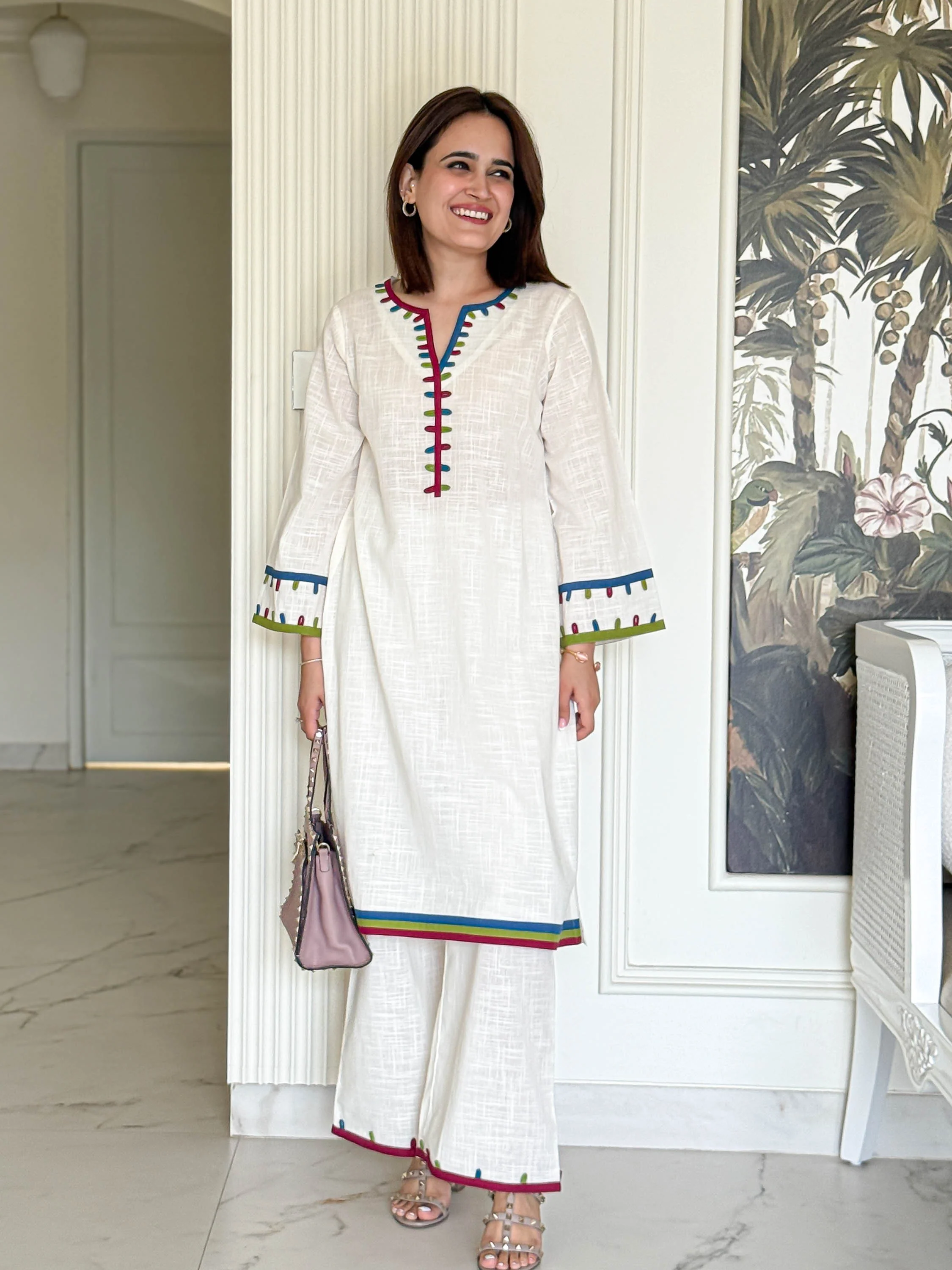Bunaai Tropic Ties co-ord Set - Woolfily