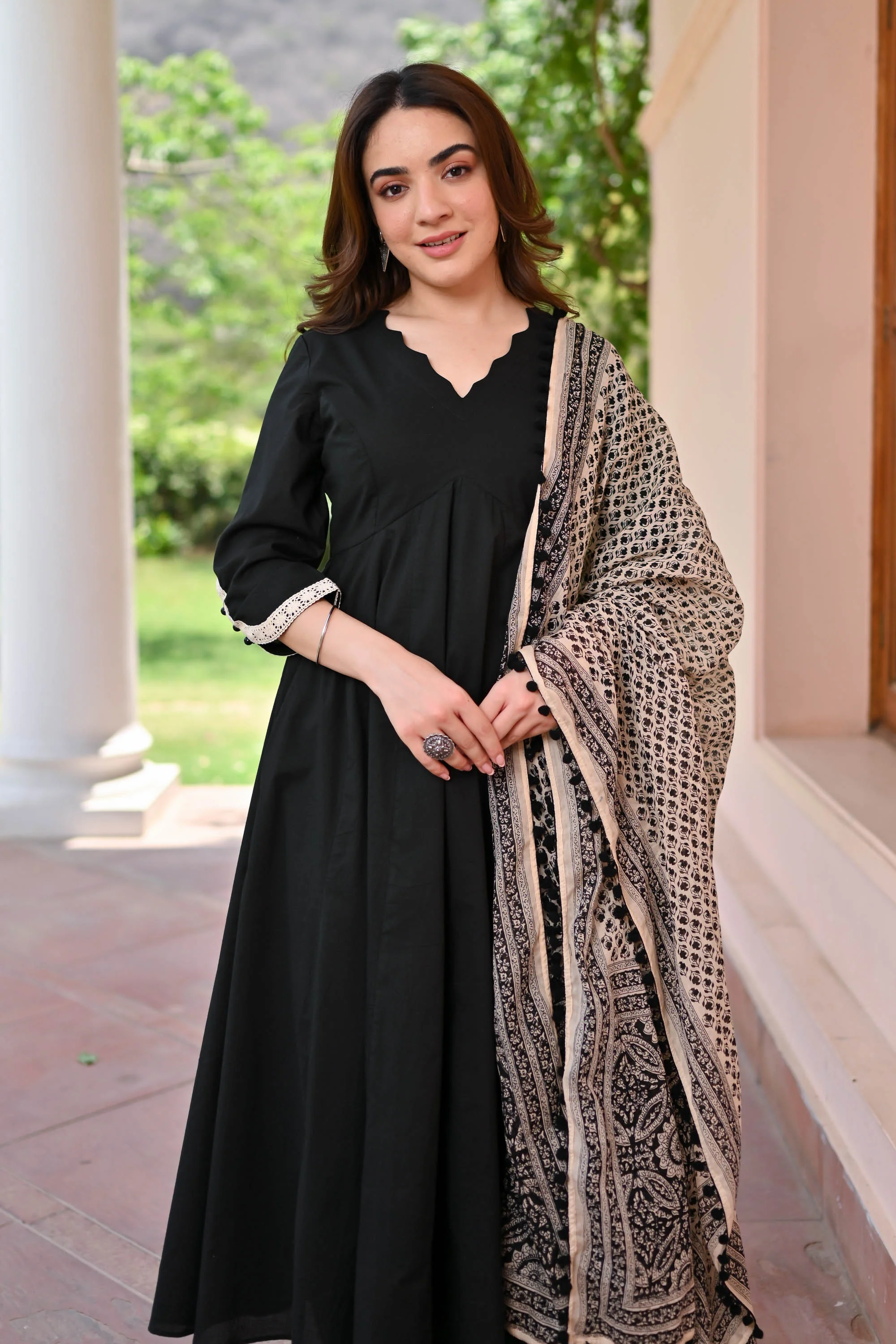 Urvashi Cotton Suit Set of Three - Woolfily