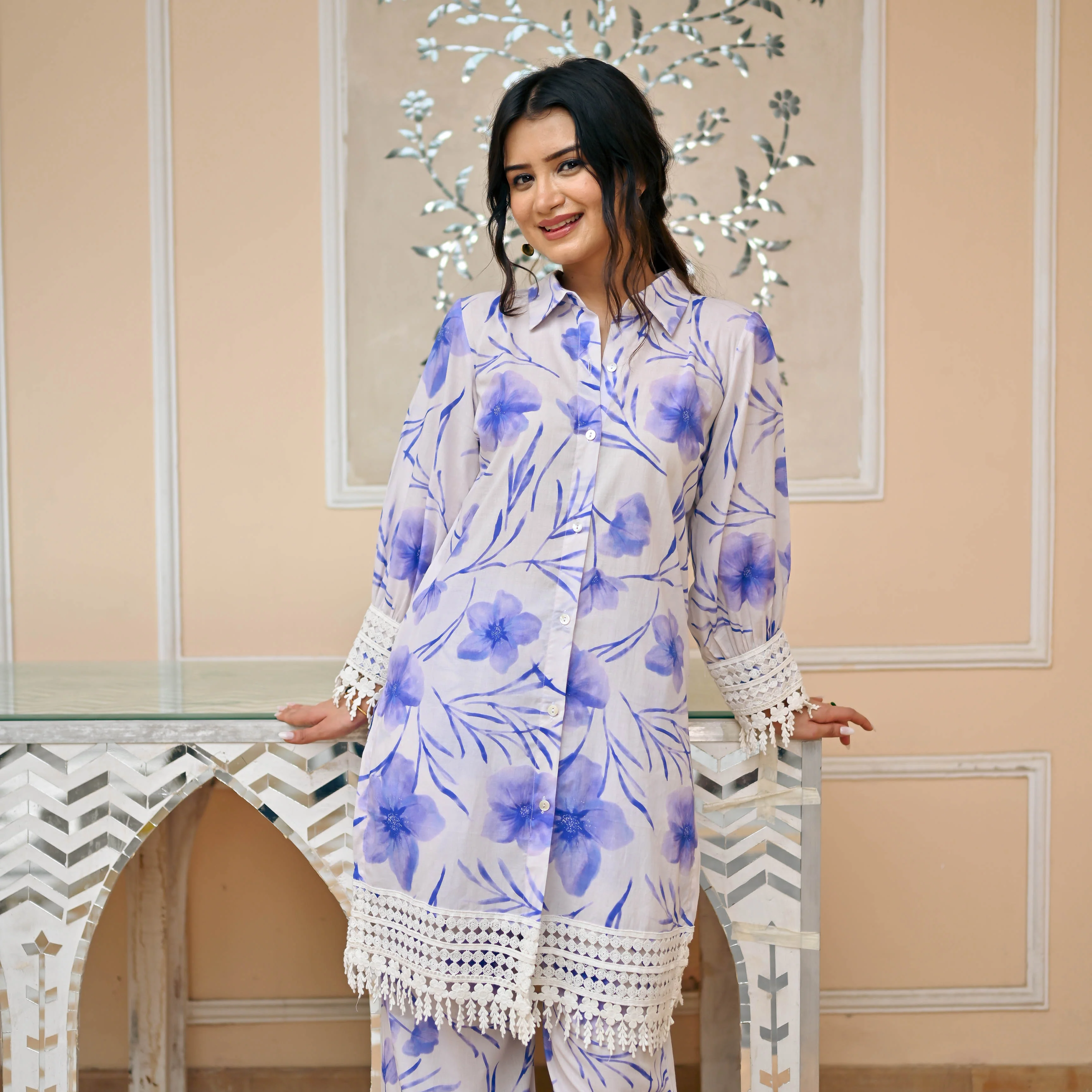 Evelyn Elegance Co-ord Set - Woolfily