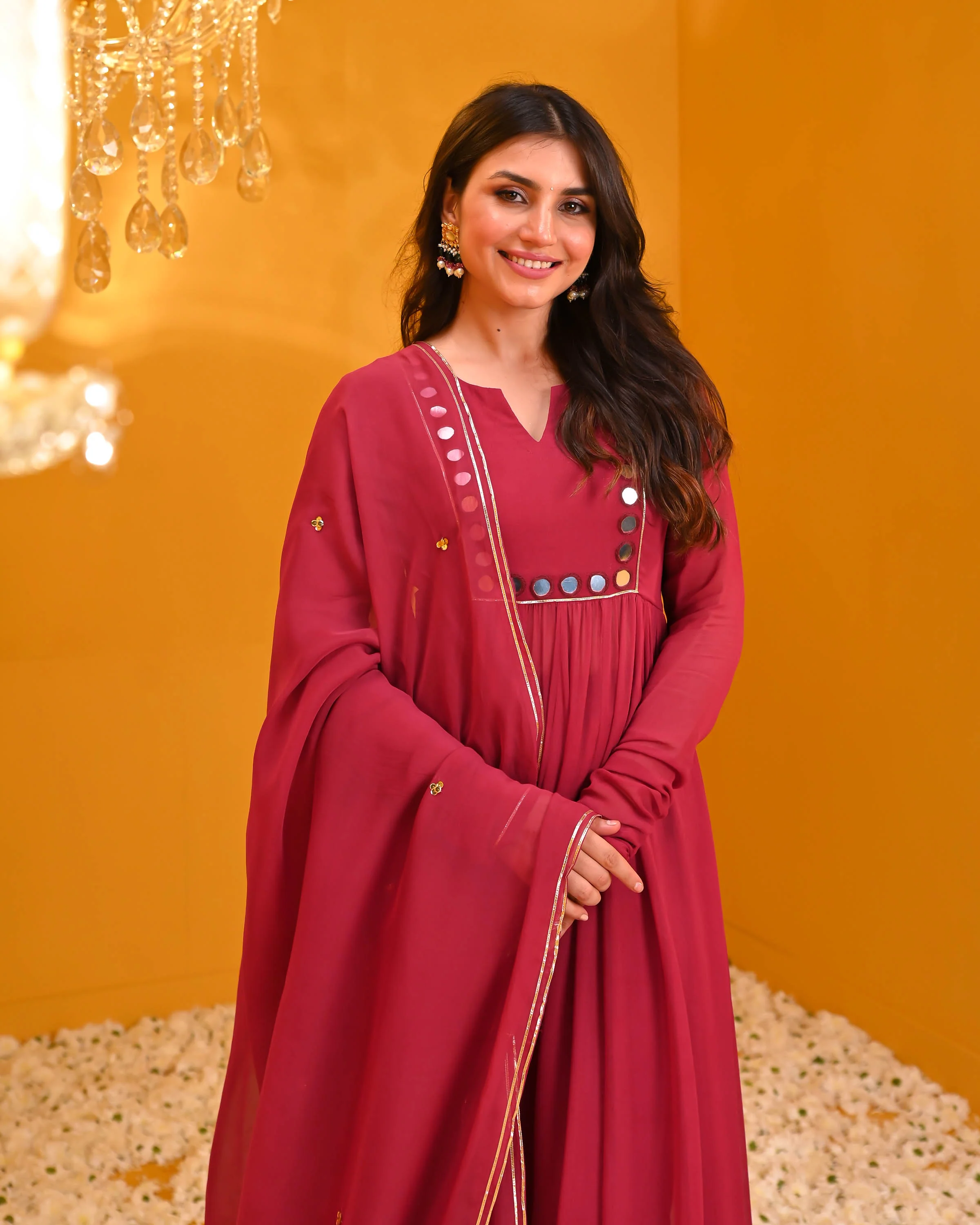 Vedika Georgette Suit Set - Woolfily